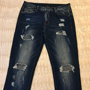 Large stretchy jeans